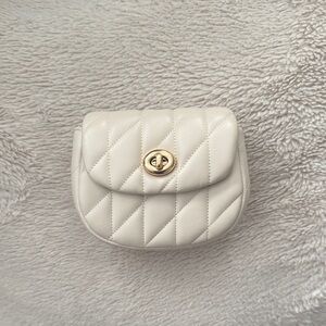 COACH Quilted Turnlock Card Case